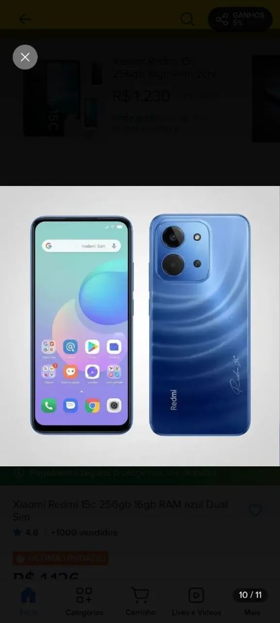 REDMI XIOME 15C  - Foto 2