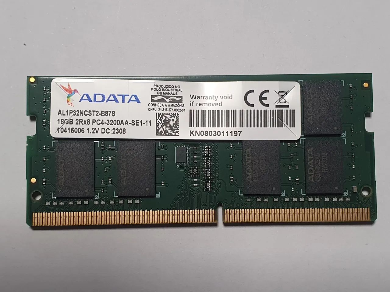 Memoria RAM DDR4 16GB para notebook