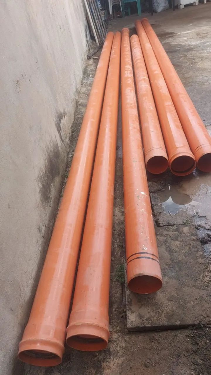 Tubo Ocre Coletor Pvc 150mm = 6 Polegadas (Valor de metro linear) - Foto 2
