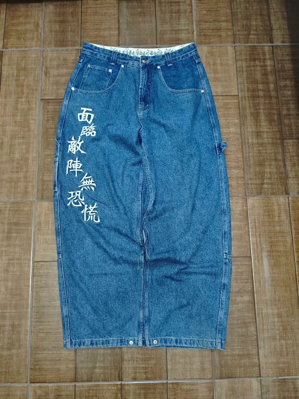 Calça Jeans Vintage Retro Y2k - Foto 5