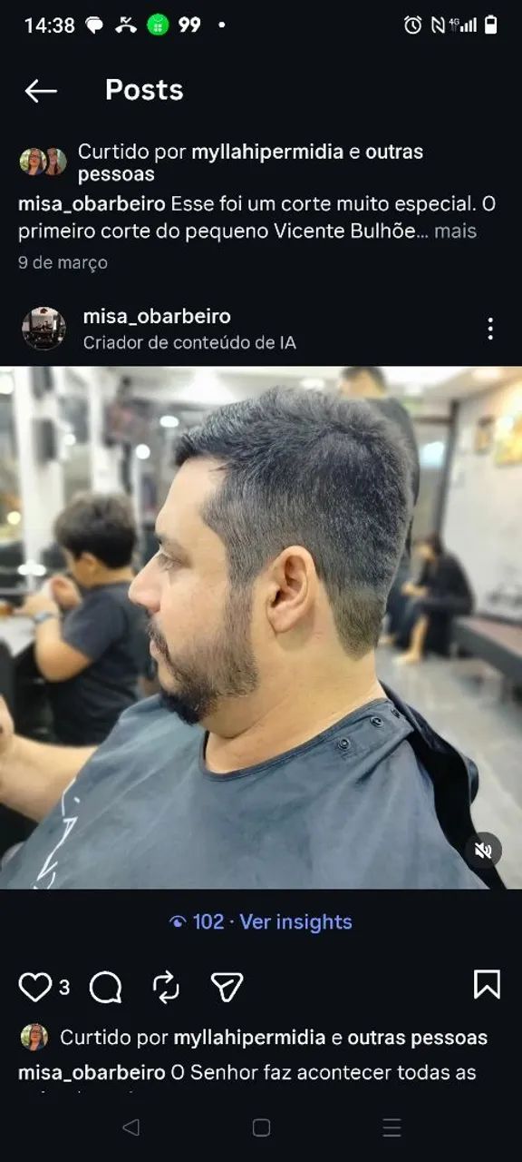 Barbeiro a domicílio 