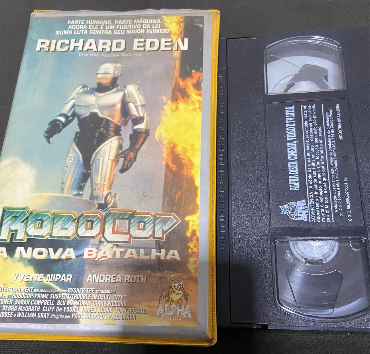 Fita VHS filme Robocop  - Foto 2