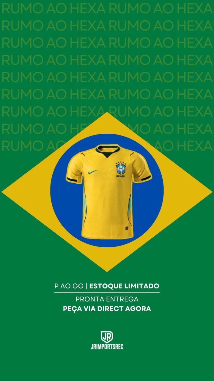 Camisa do Brasil Amarela - Foto 2