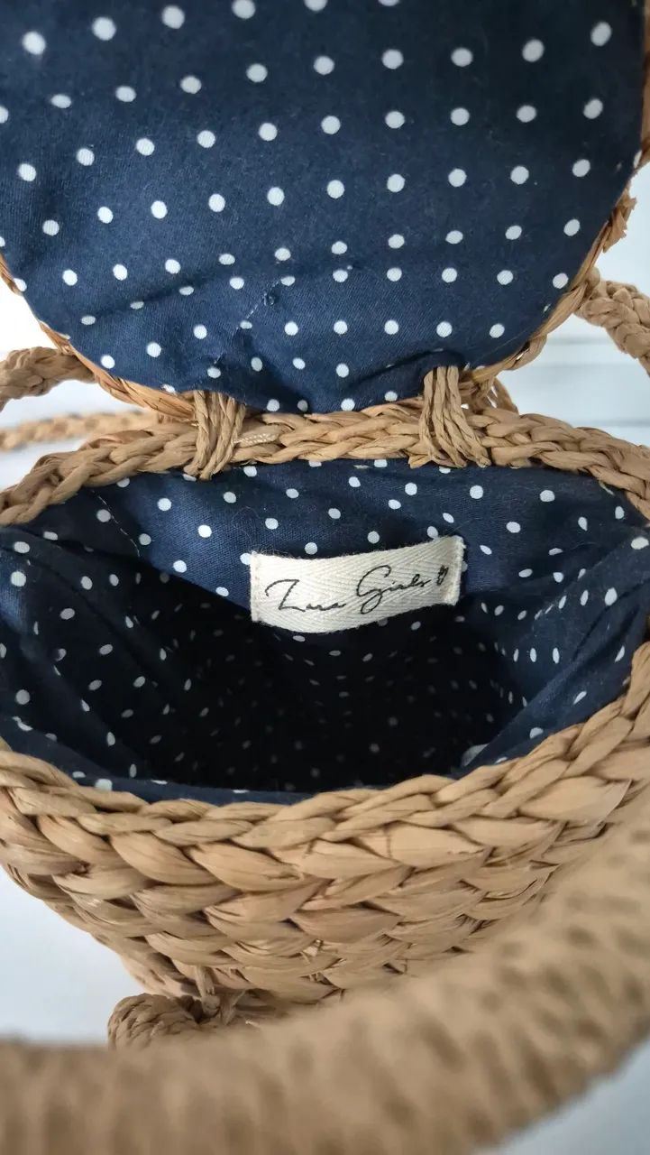 Bolsa de Palha Zara Kids - Foto 2