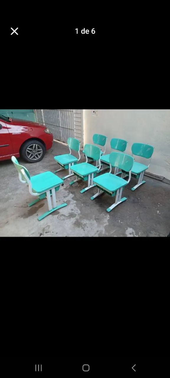 Cadeiras para escola infantil 