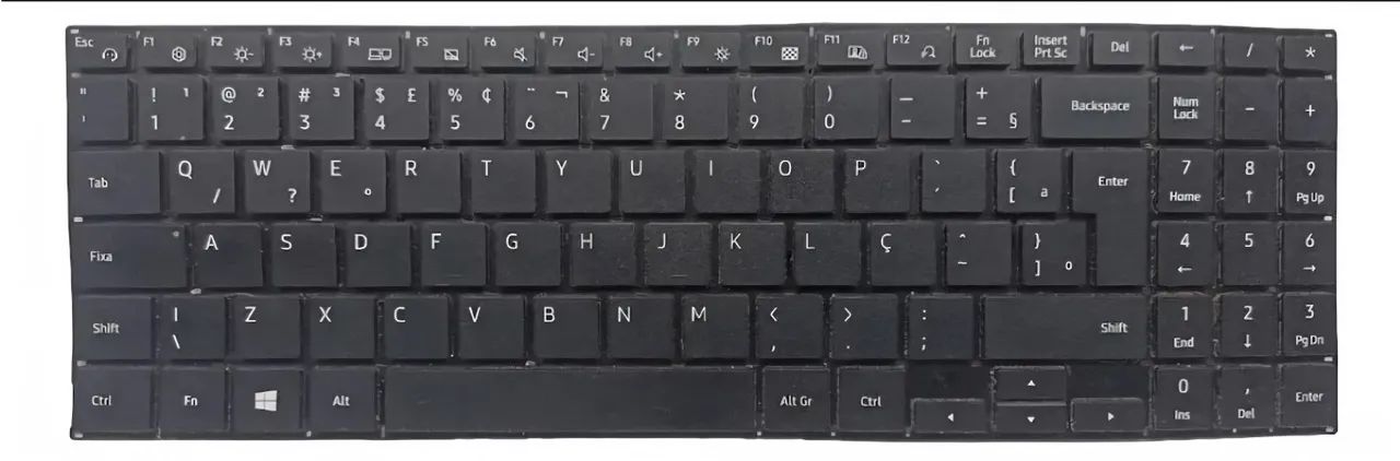 Teclado Para Samsung Book Np550xda (Usado)