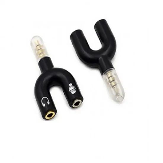 Adaptador Fone e Microfone Y P2 para P3  - Foto 4
