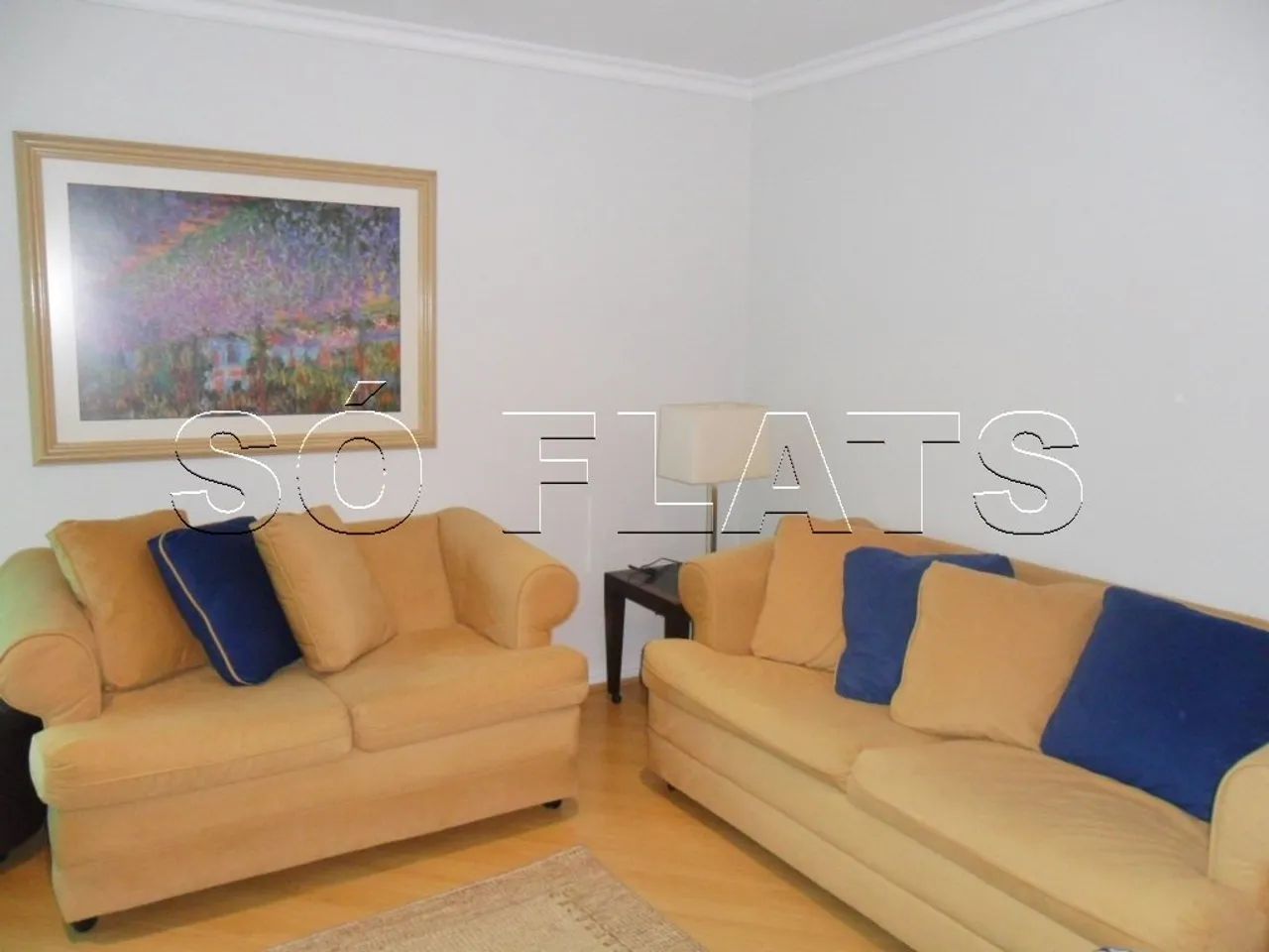Apartamento nos Jardins com 2 dormitórios totalmente mobiliado. - Foto 3