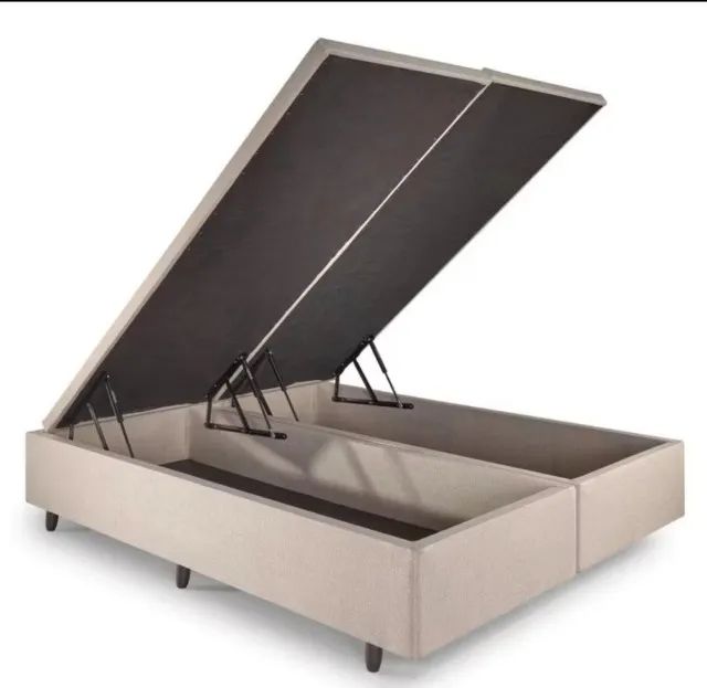 Cama box baú casal bipartido  - Foto 2