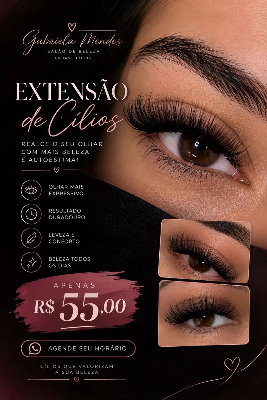 Extensão de cílios