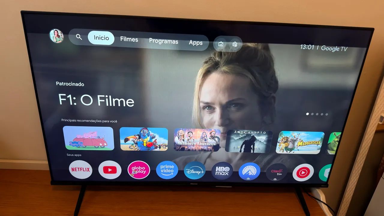 TV 50 polegadas Hi QLed 4K Hisense - ITAIPUAÇU Barroco - Foto 3
