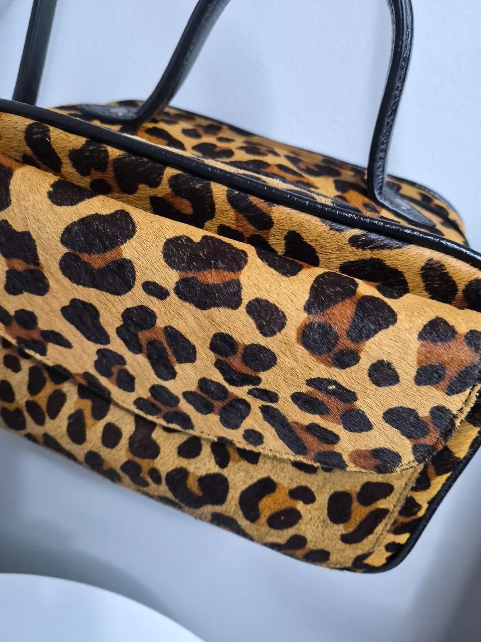 Bolsa oncinha couro bau  - Foto 5