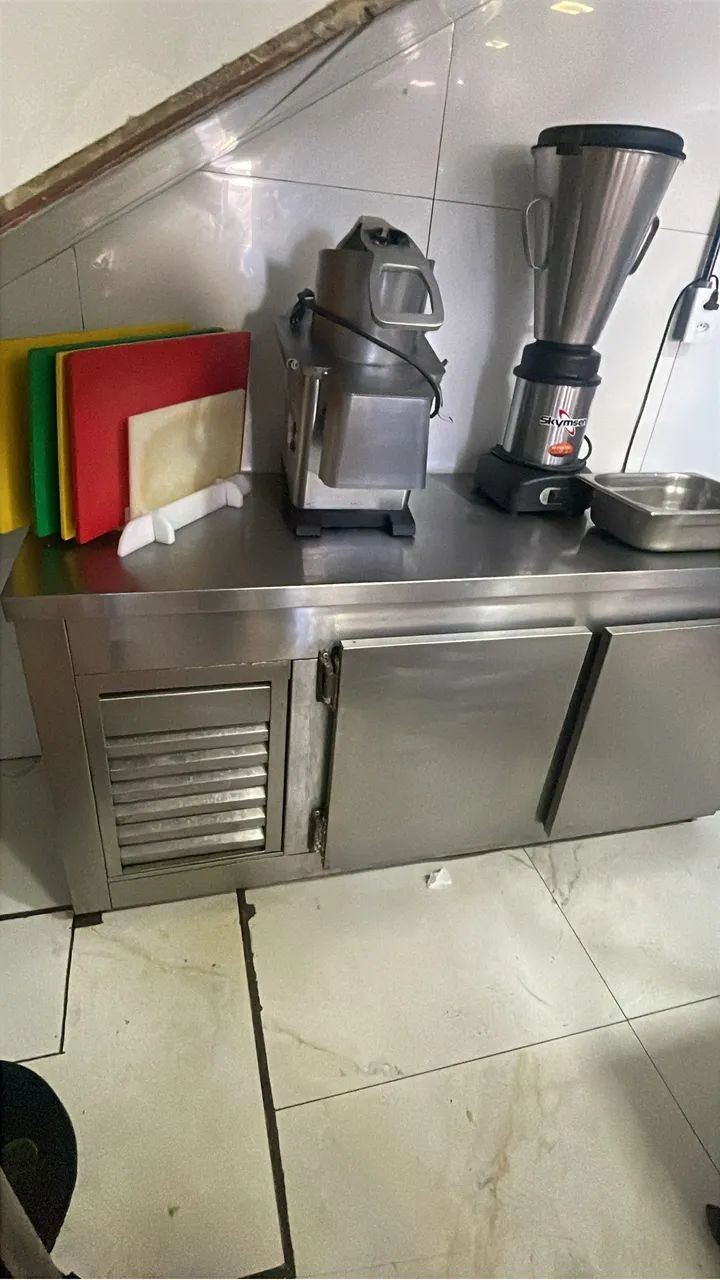 Freezer Bancada inox