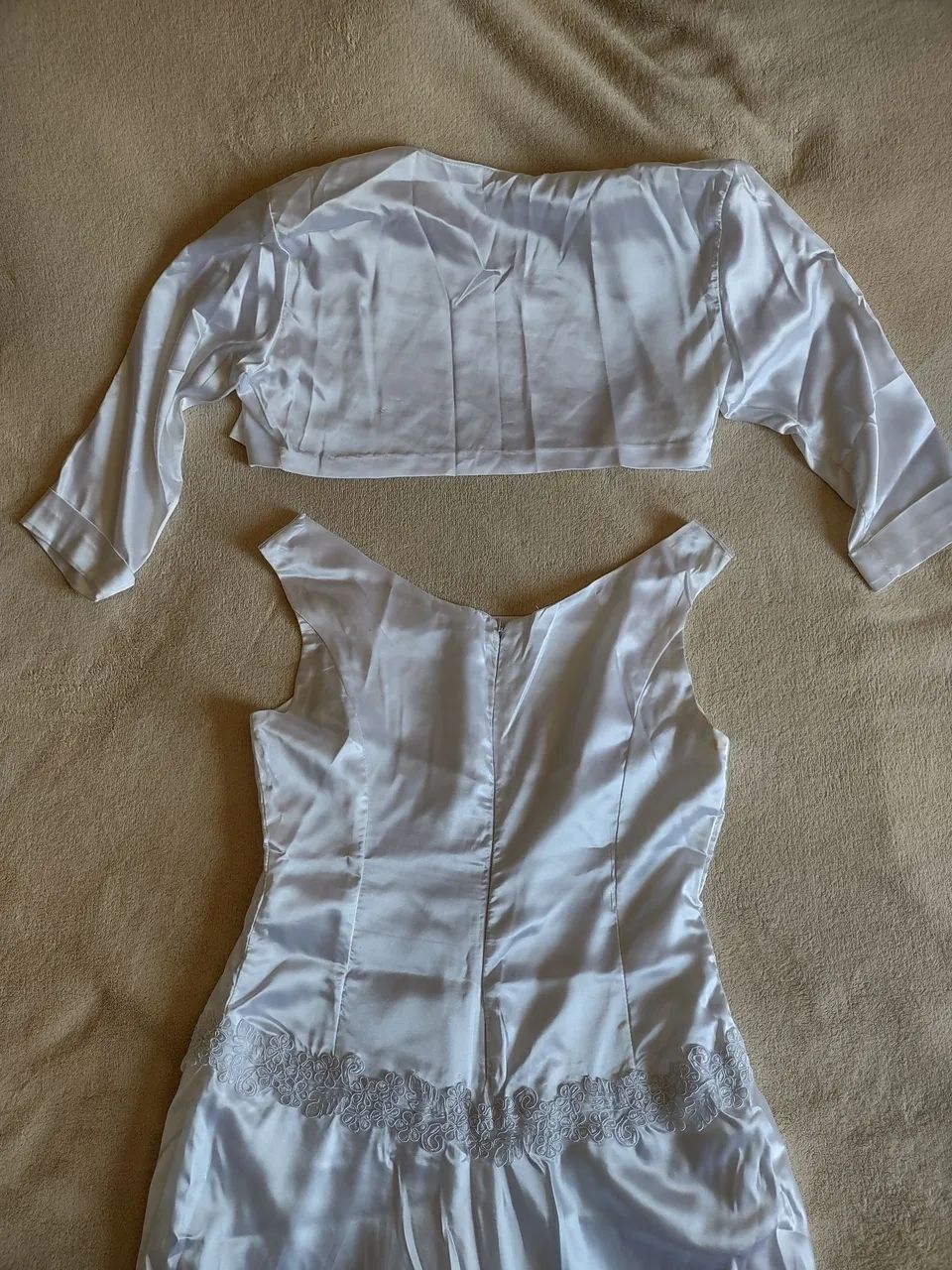 Vestido de noiva cetim - Foto 5
