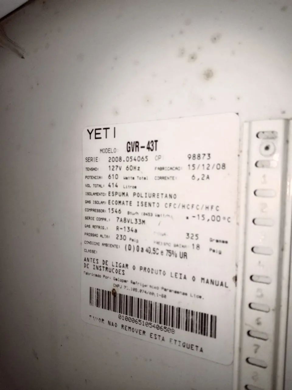 Vendo freezer funcionando perfeitamente  - Foto 3