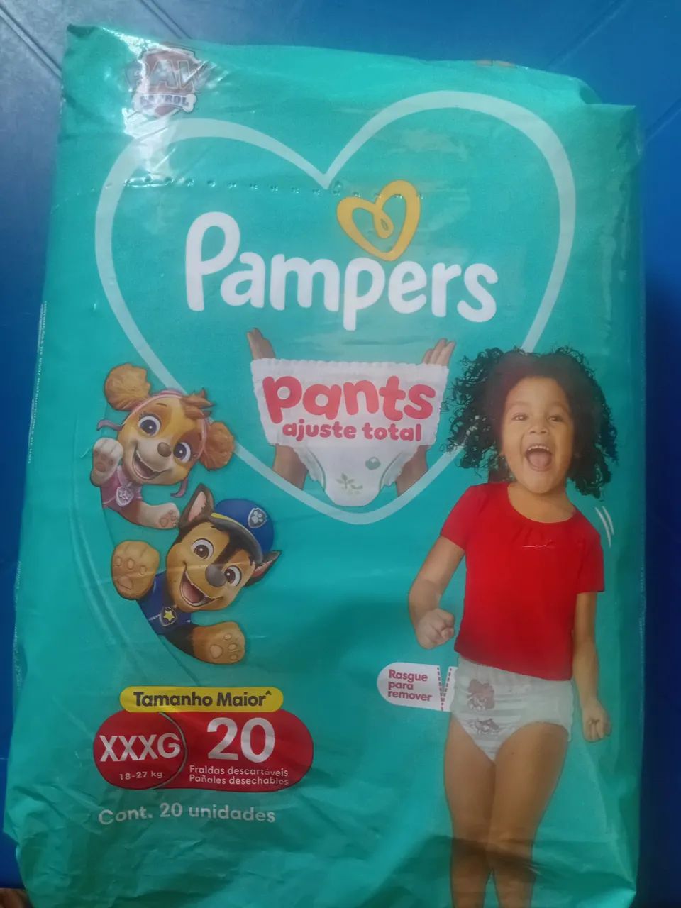 Fraldas infantil pampers 