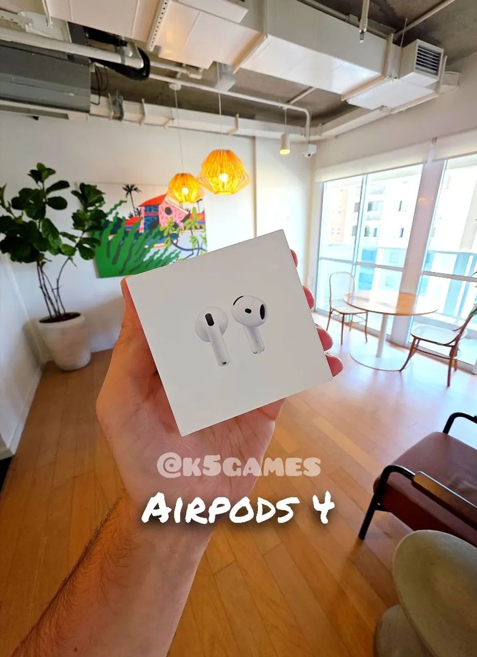 Airpods 4 Sem Cancelamento - Lacrado - RETIRE AGORA ABC SP 