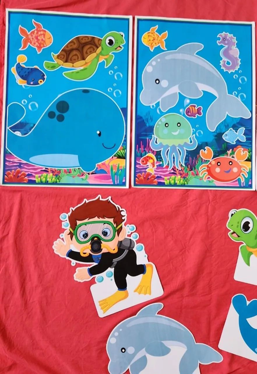 Kit decoração Fundo do Mar  - Foto 4