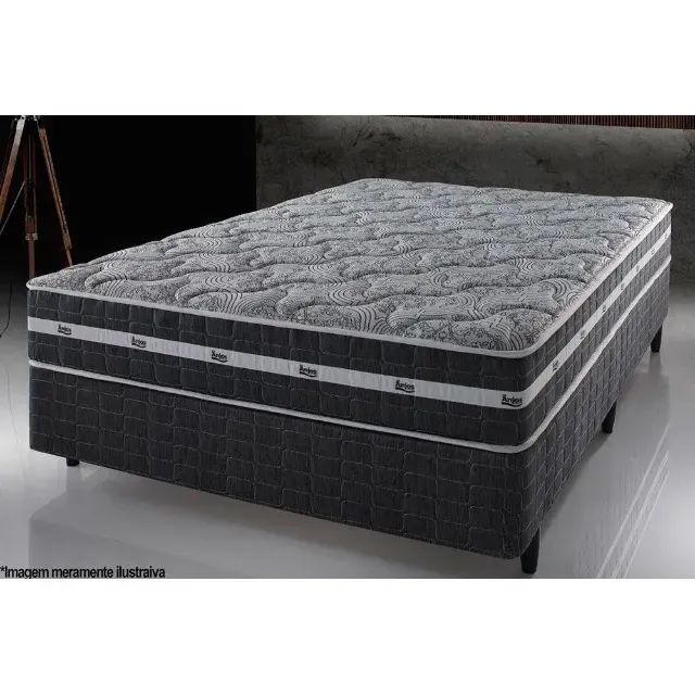 Colchão Queen Casal Black Graphite