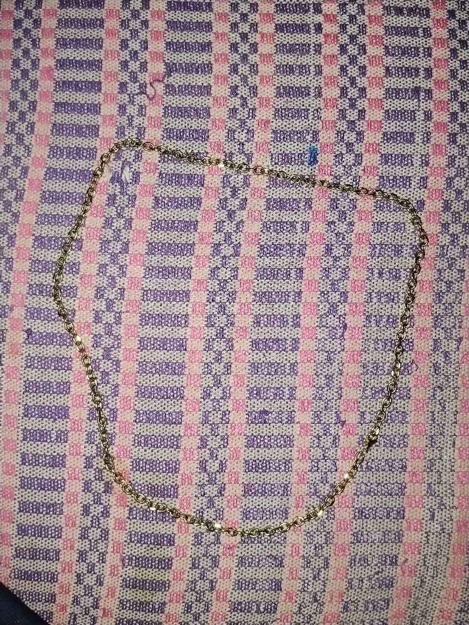 Cordão banhado de ouro estilo corrente  - Foto 3