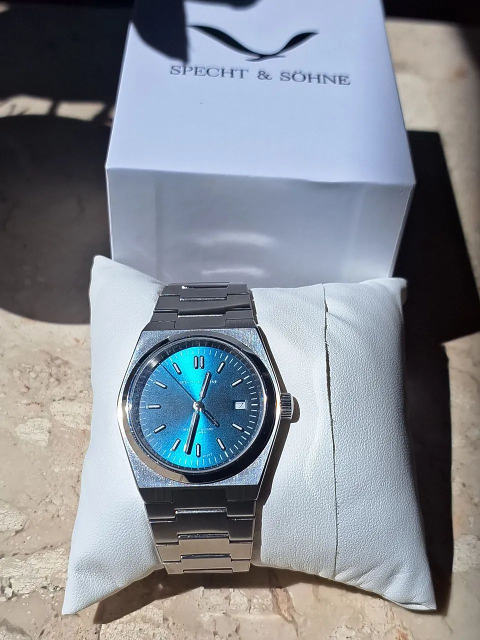  Relógio Specht & Söhne - Estilo PRX - Dark  Blue - Quartzo- na Caixa