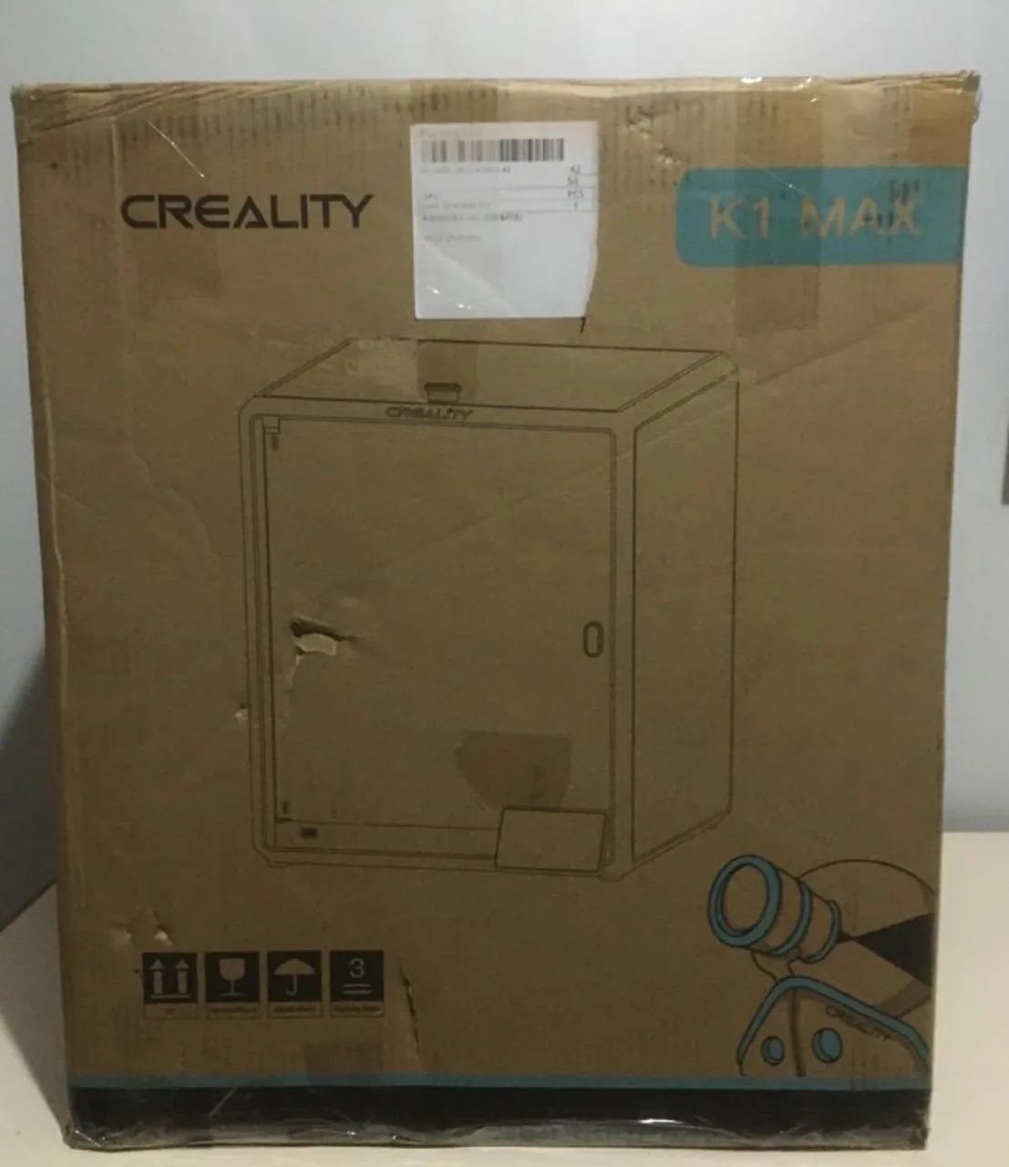 Impressora 3D Creality K1 Max - Nova na Caixa - Nunca Usada