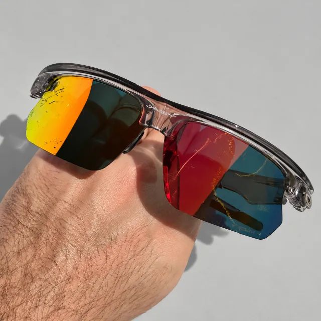 Óculos Oakley BiSphaera - Transparente com Lentes Prizm 24K - Foto 5