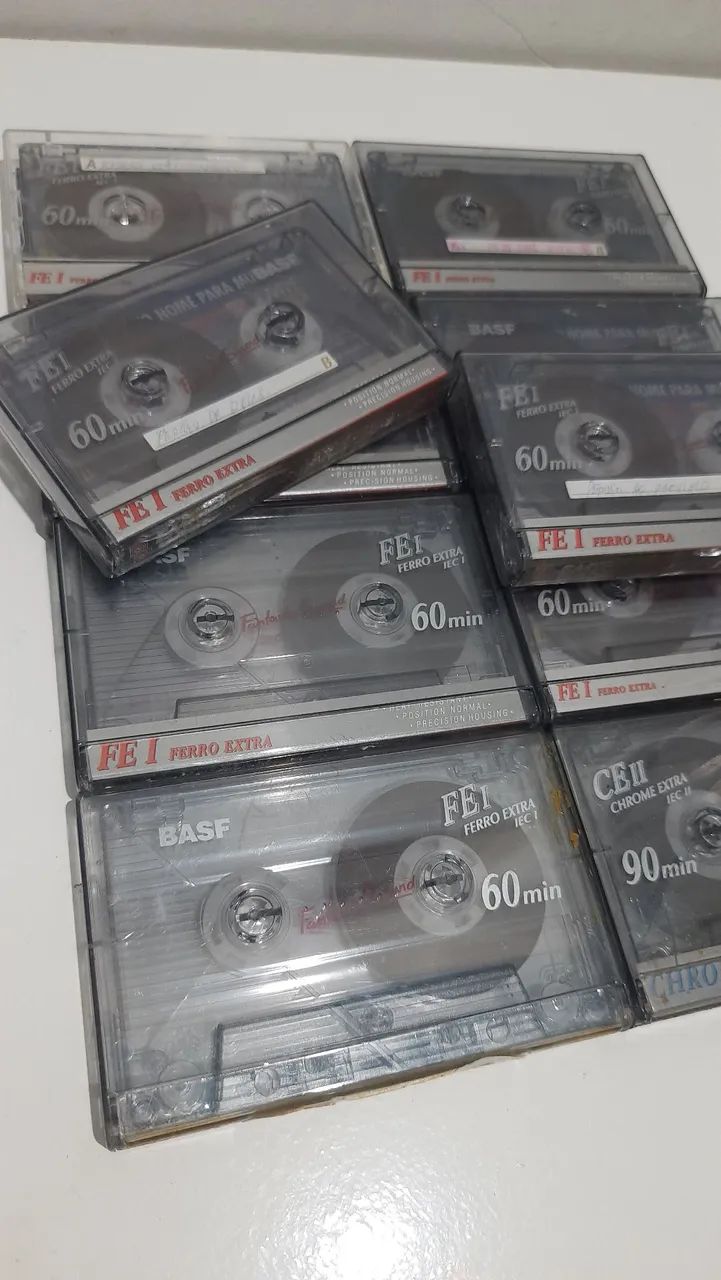 10 fitas cassete  k7 BASF todas seminovas  - Foto 4