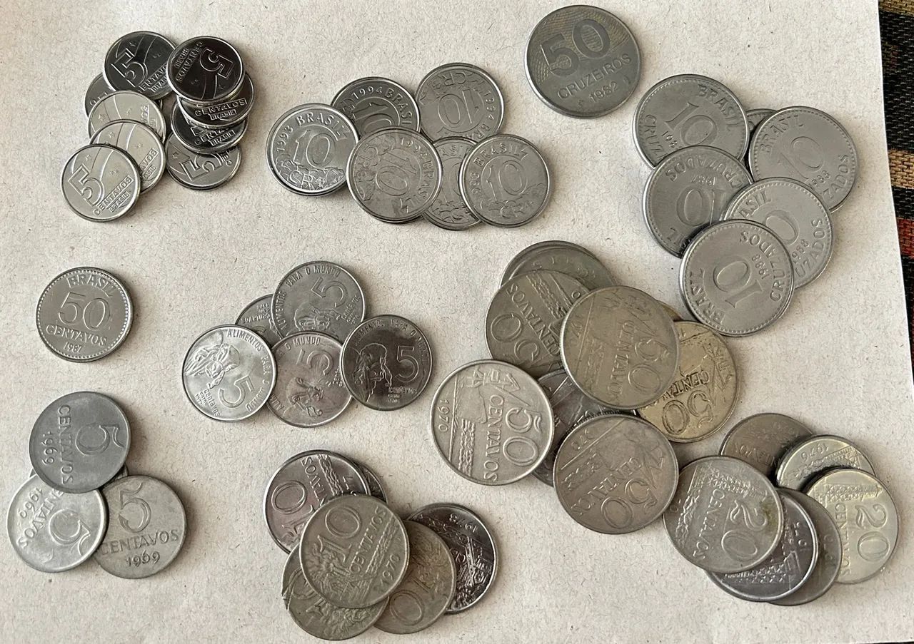 Moedas brasileiras diversas  - Foto 4
