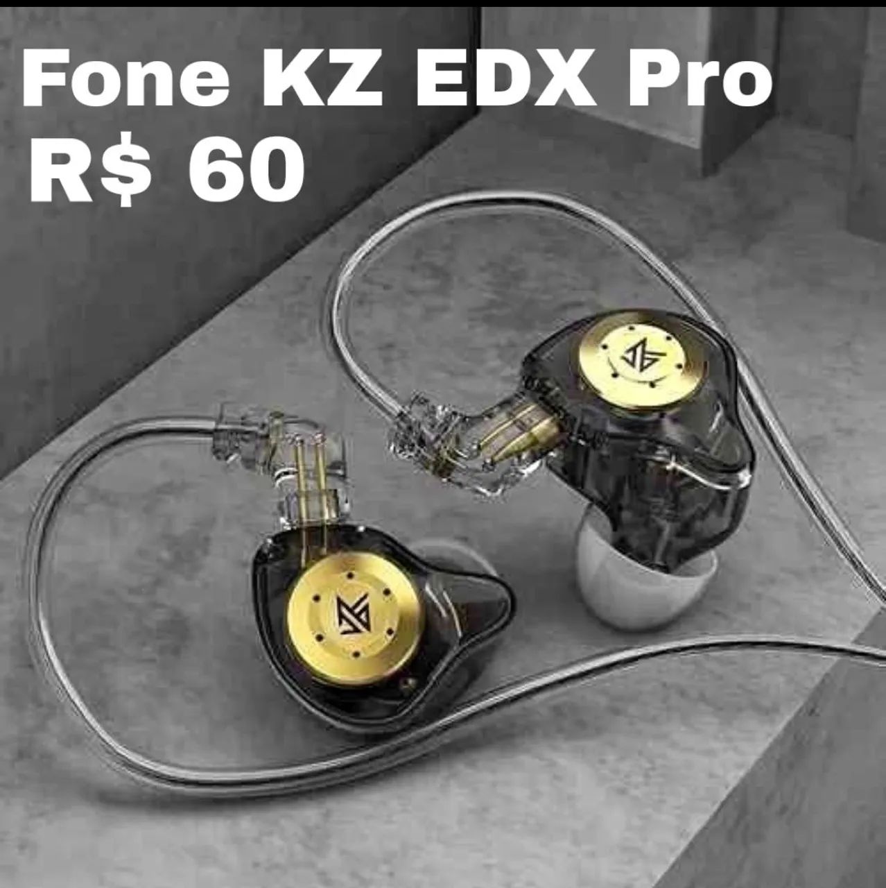 Fone KZ Edx Pro com MIC R$ 60 - Foto 4
