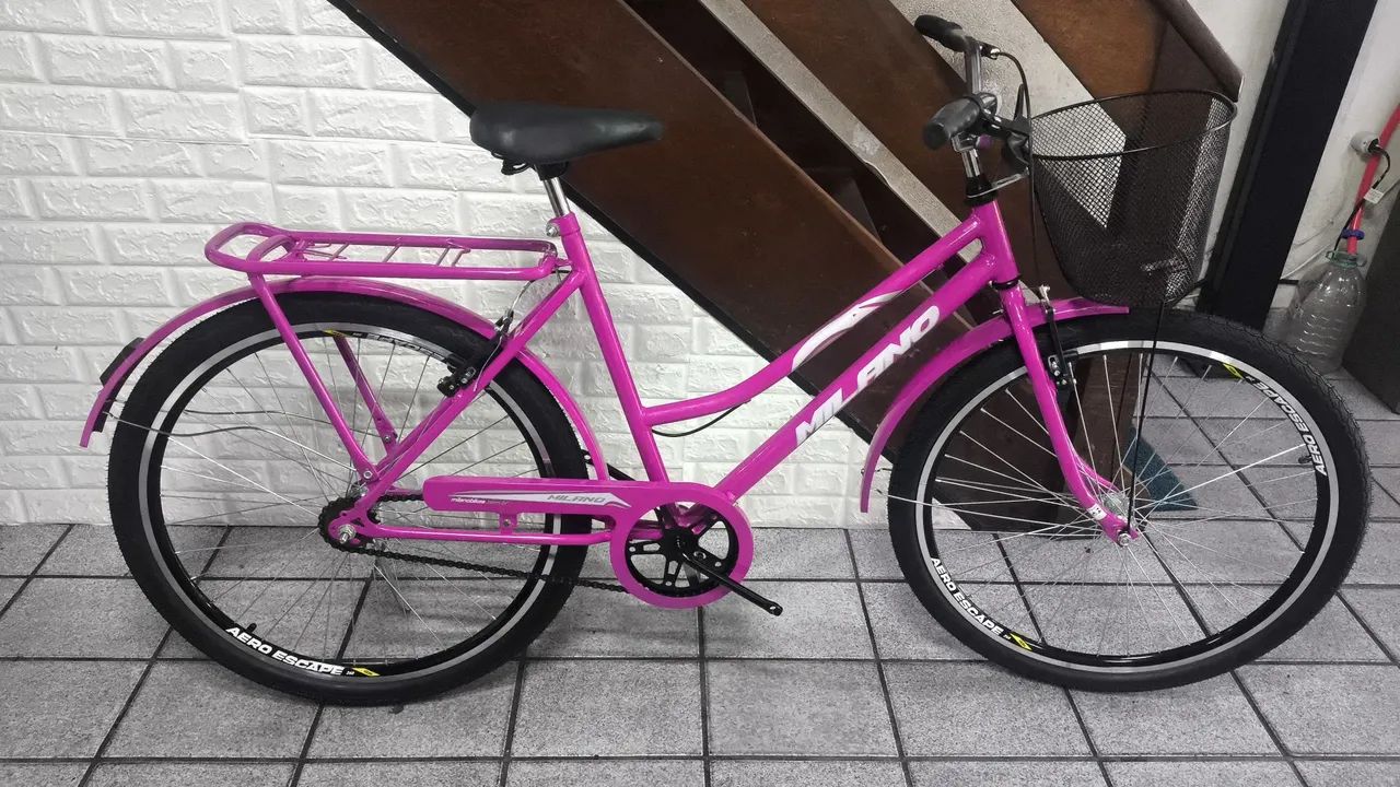 Bicicleta Milano Tropical - Rosa 