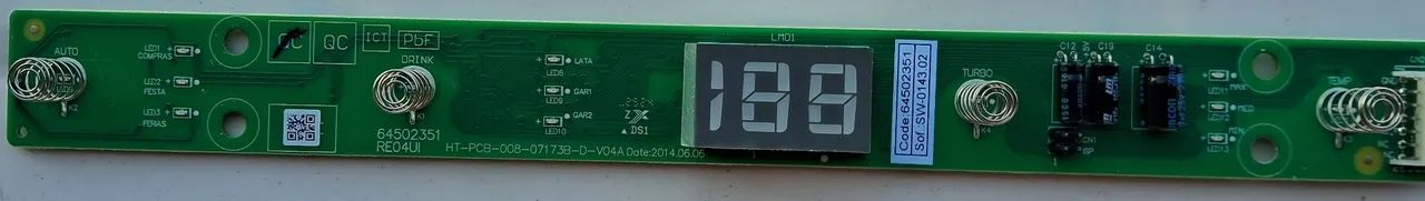 Geladeira Electrolux Placa Interface Df50 Original  - Foto 2