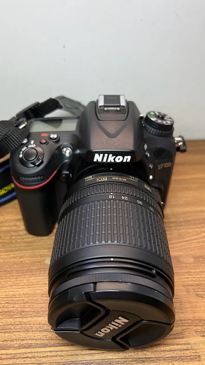 Câmera Nikon D7100 com Lente 18-140mm - Câmeras e Filmadoras
