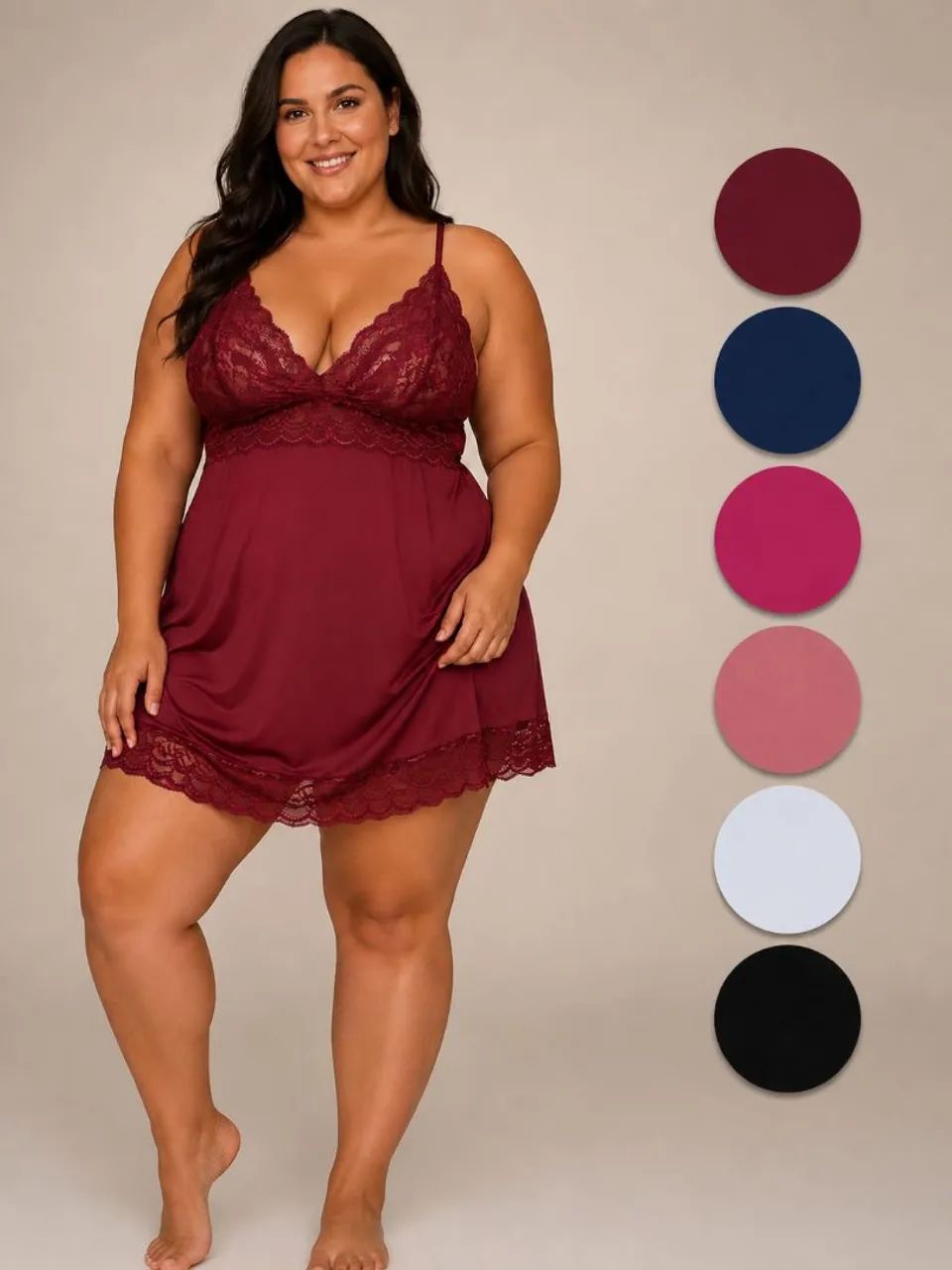 Camisola na Microfibra Plus size (VAREJO)