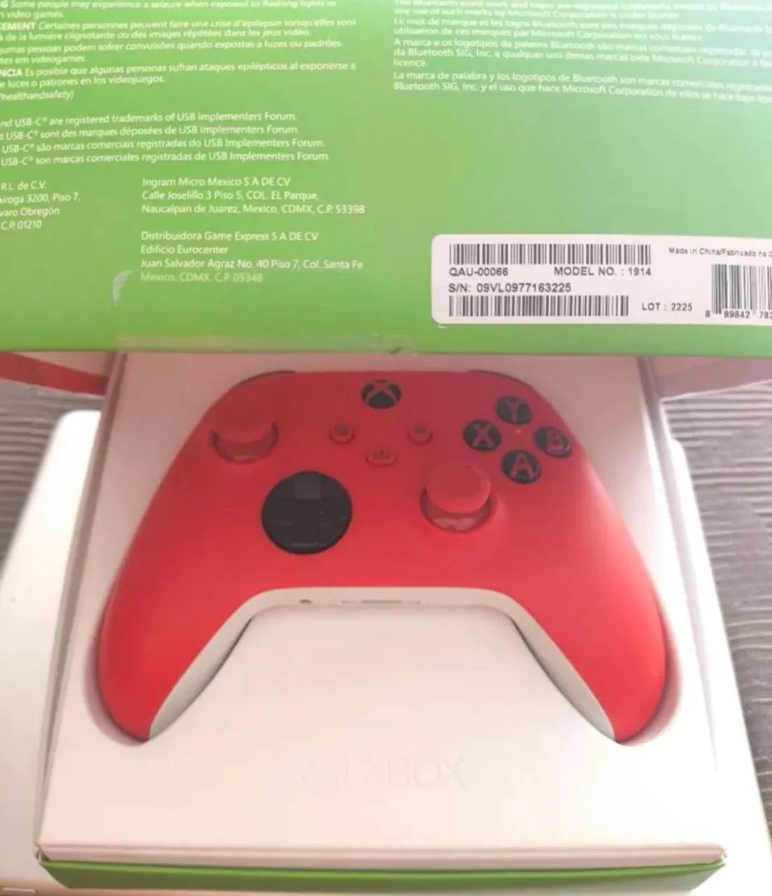 Controle Xbox Pulse Red (Estado de Zero) - Foto 3