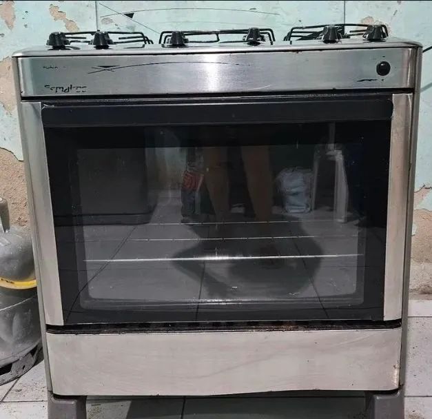 Fogão inox esmaltec