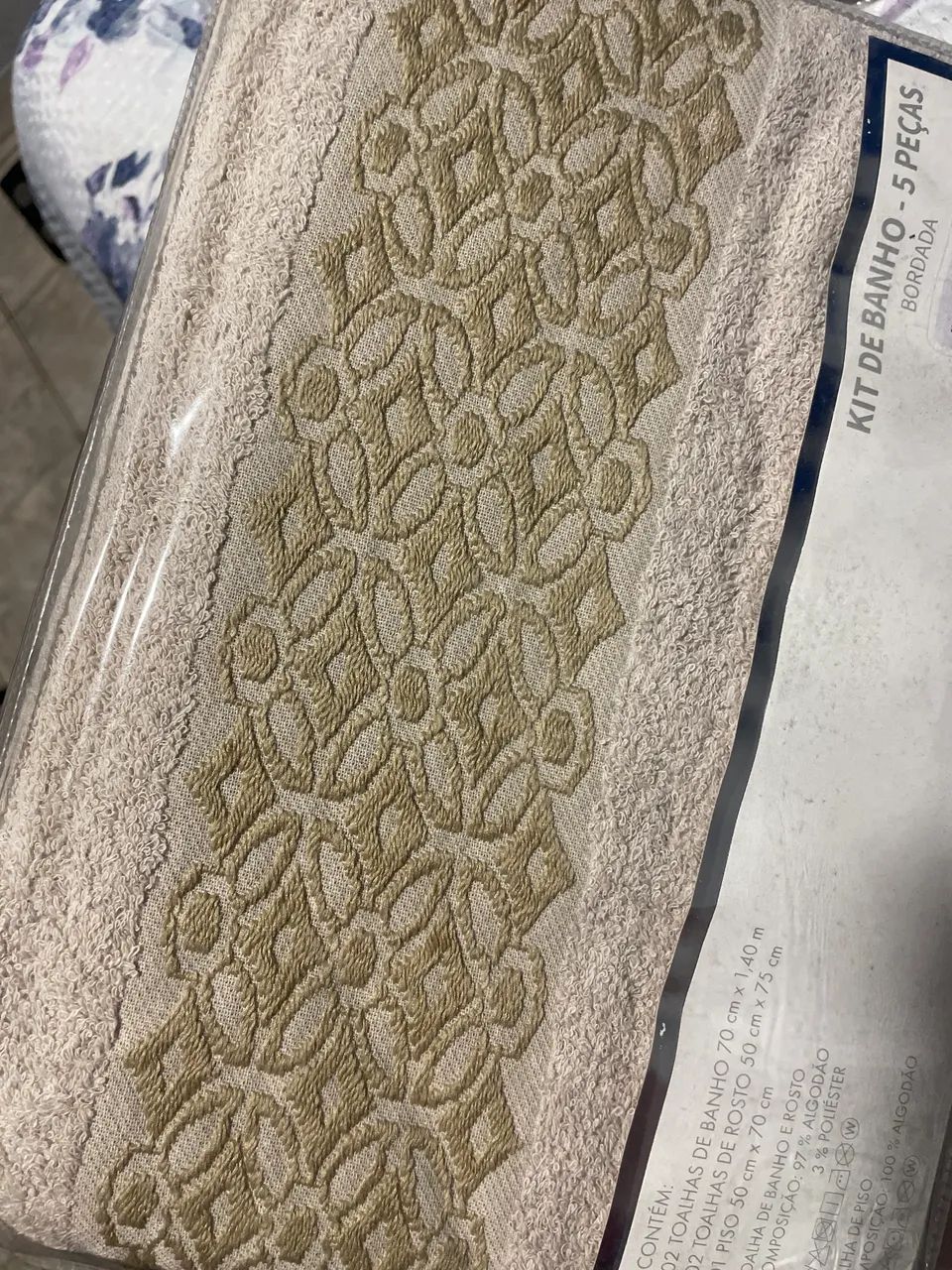 Kit toalha bordada  - Foto 3