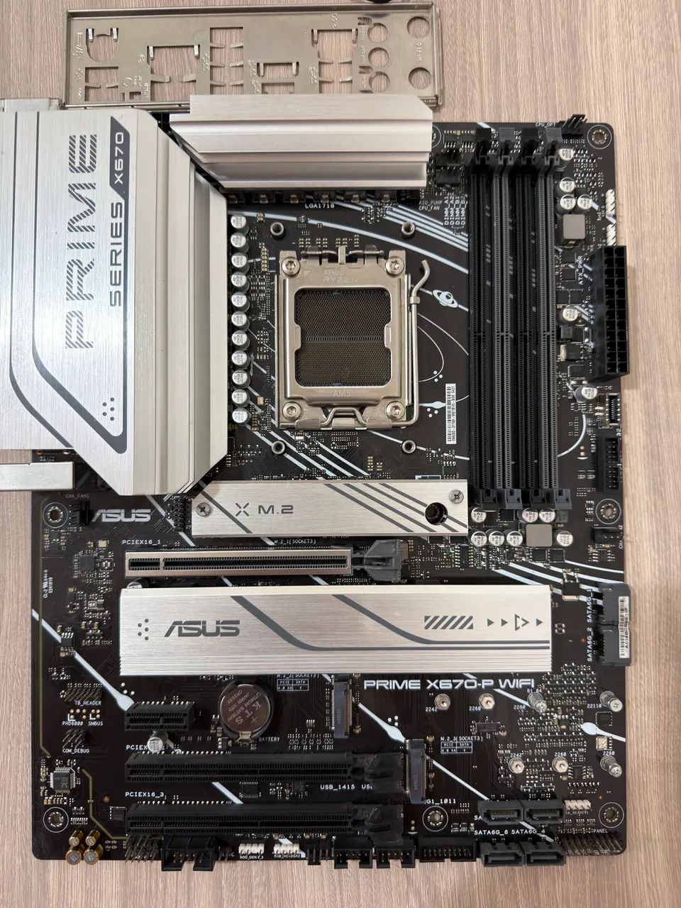 Placa Mãe Asus Prime X670-p, Amd X670, Am5, Ddr5 Cor Preto - Peças