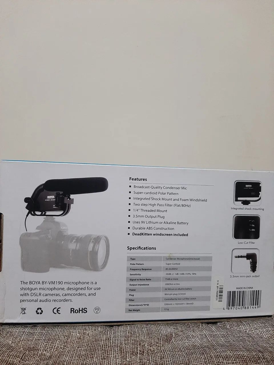 Microfone Boya BYVM190  - Foto 2