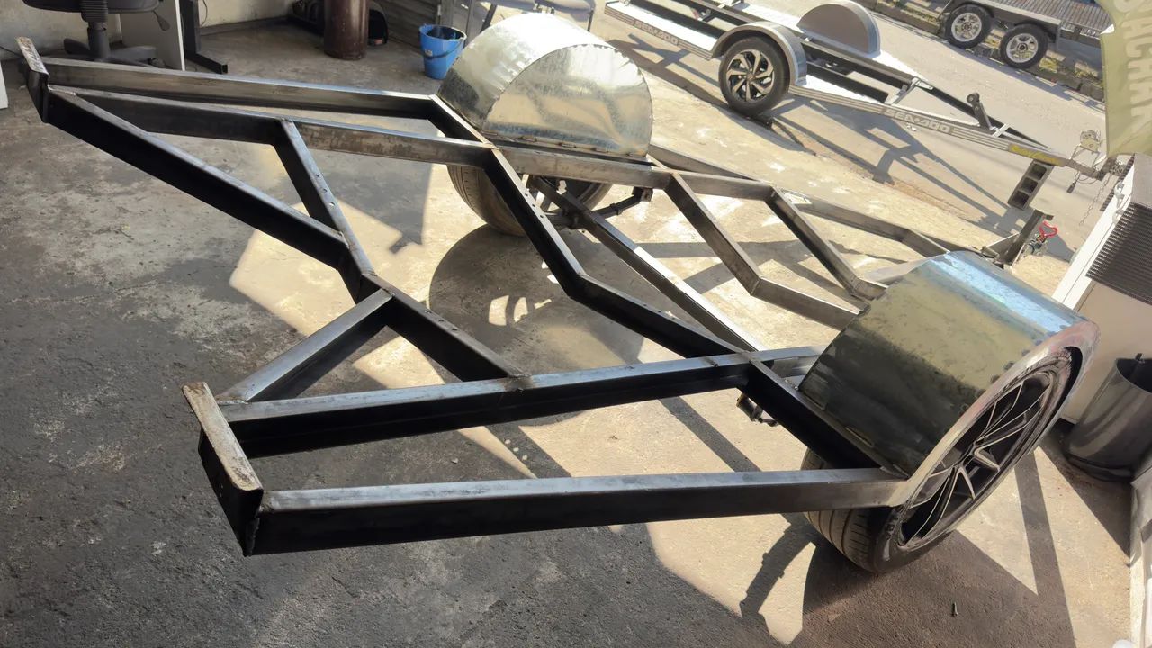 Estrutura chassis carretinha jet-ski  - Foto 5