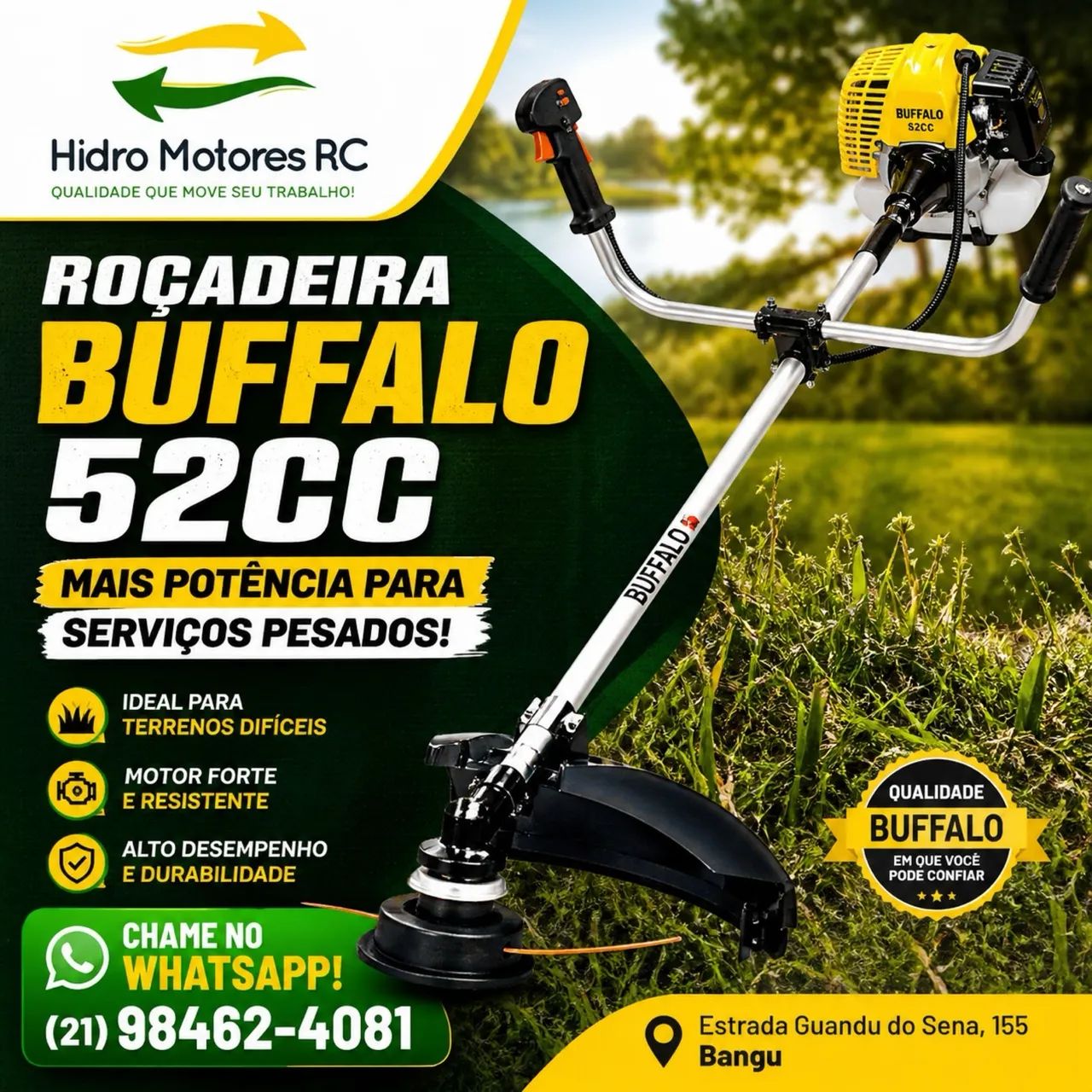 Roçadeira nova