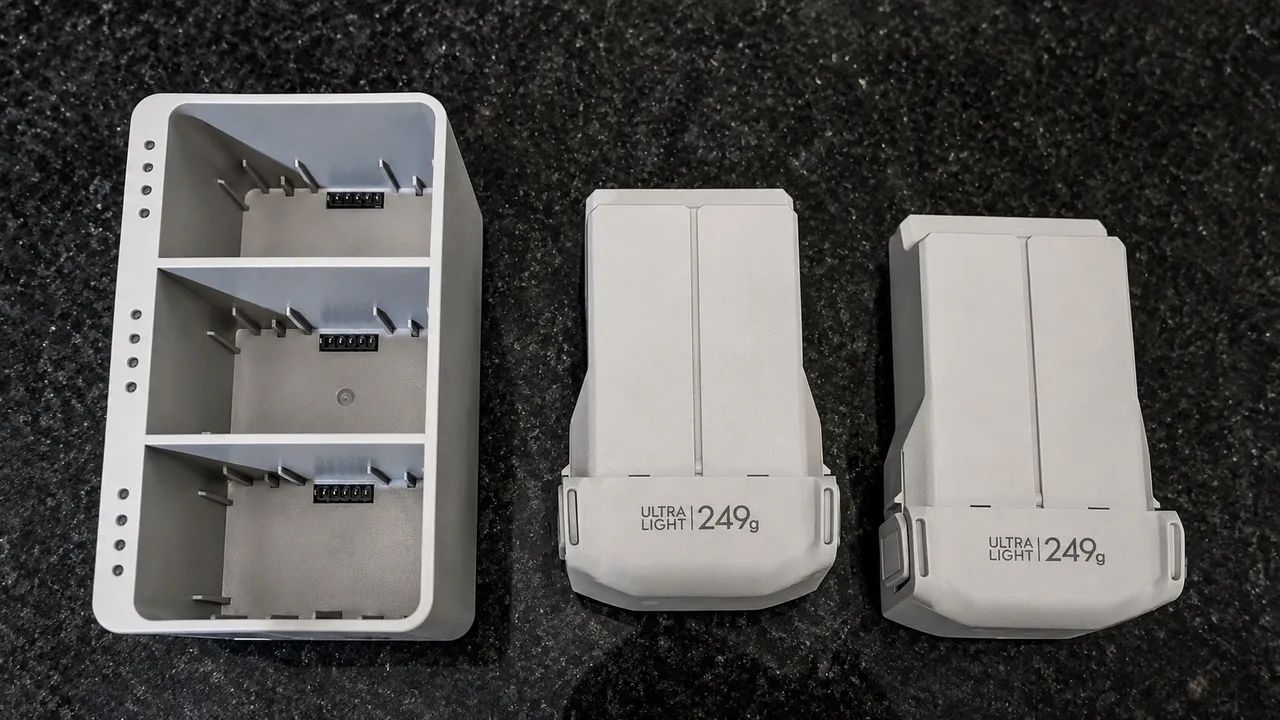 Kit composto por 2 baterias originais DJI  DJI Mini 3, Mini 3 Pro e Mini 4 Pro + HUB - Foto 2
