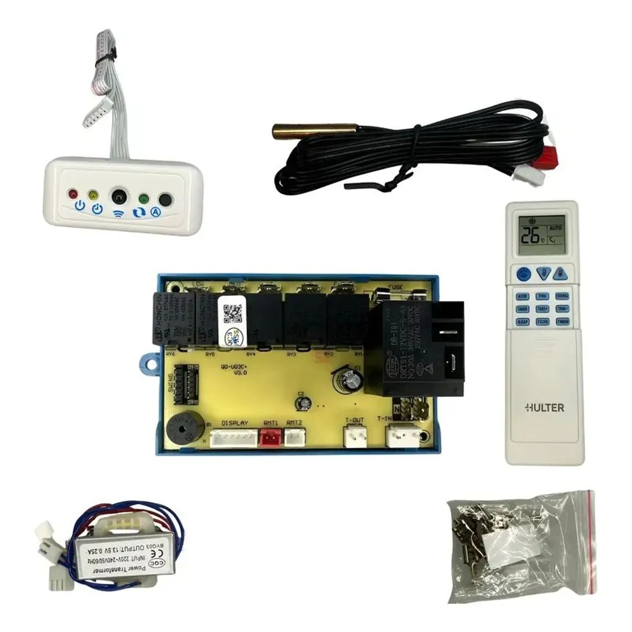 Placa Universal Ar Condicionado Split Hi Wall 220v Controle