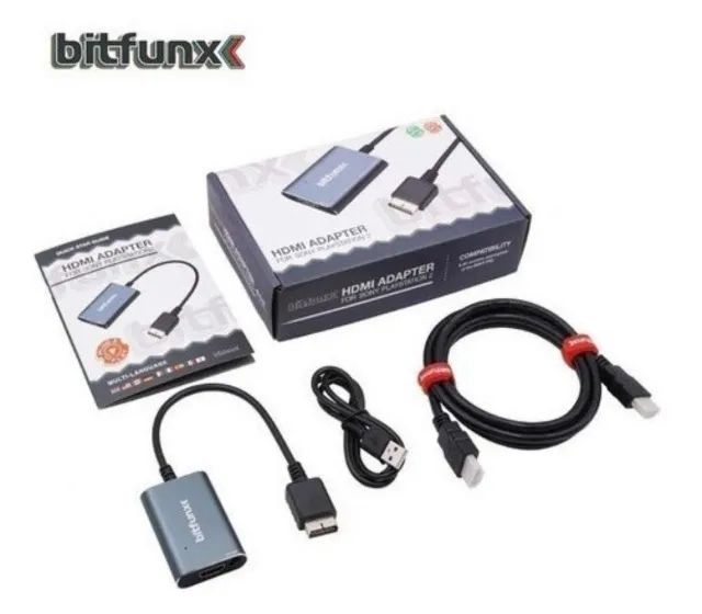 Conversor Hdmi Bitfunx Para Ps2 (playstation 2)