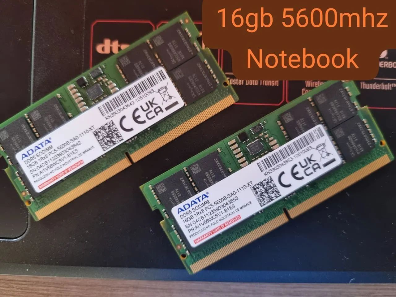 Memoria ddr5 16gb Adata - Memória RAM - Samambaia Norte (Samambaia