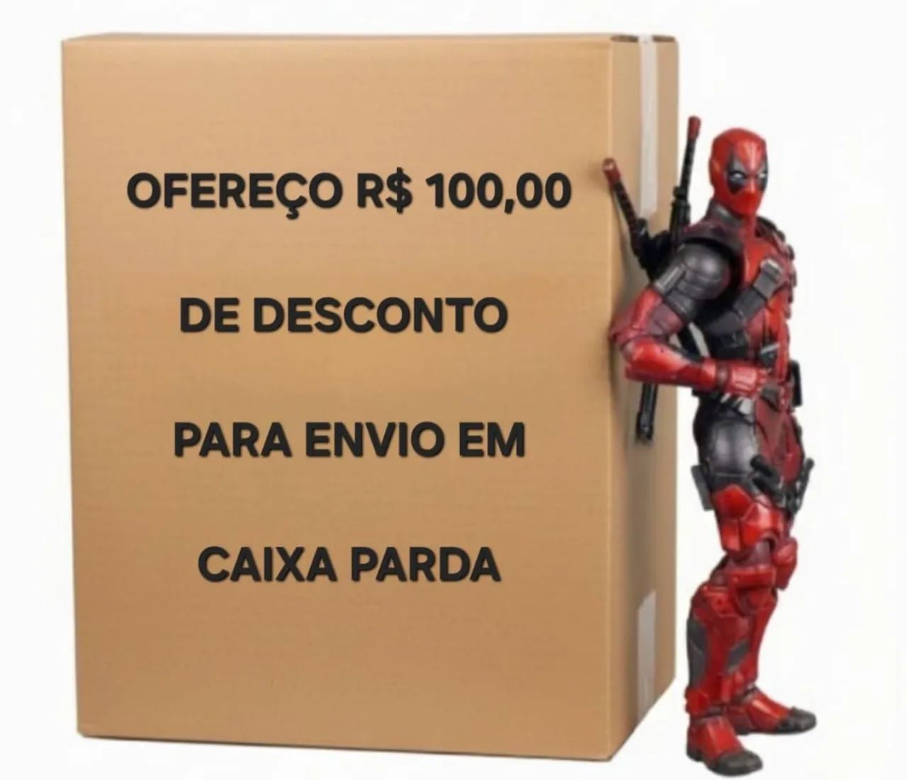 ACTION FIGURE DEADPOOL ARTICULADO PLAY ARTS KAI VARIANT CAIXA ORIGINAL MARVEL - Foto 5