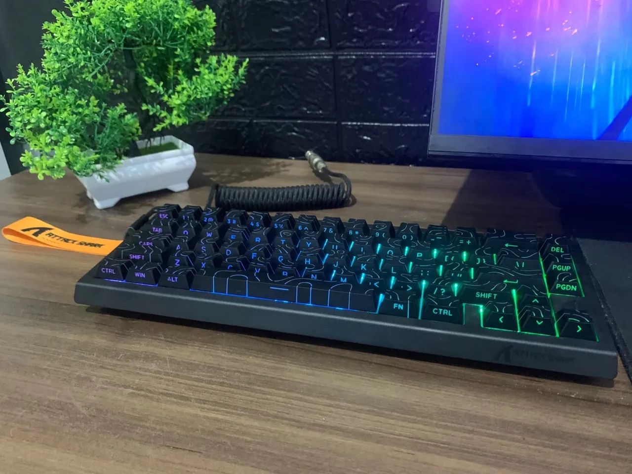Teclado Magnético Attack Shark X68HE - Foto 2
