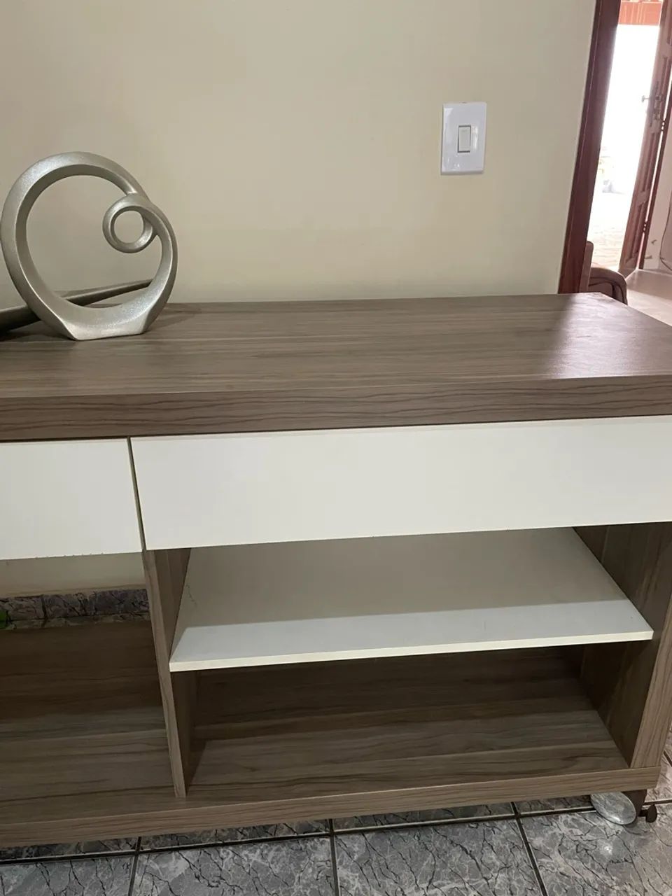 Rack com 2 gavetas