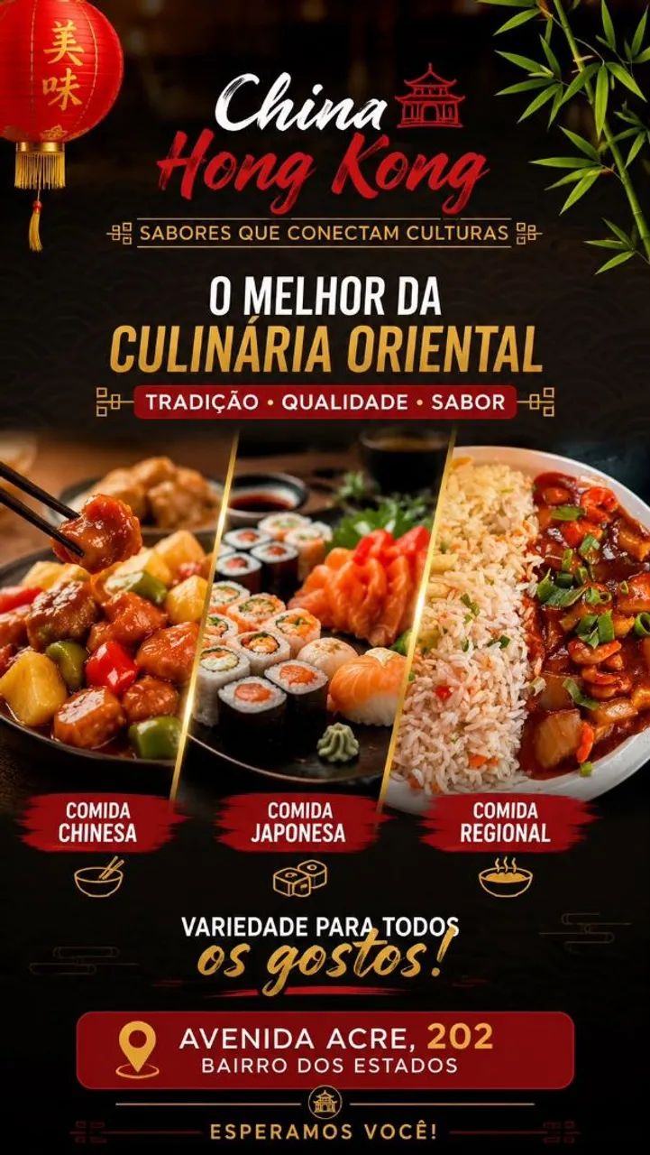 Delivery Comidas Chinesa e Regional 