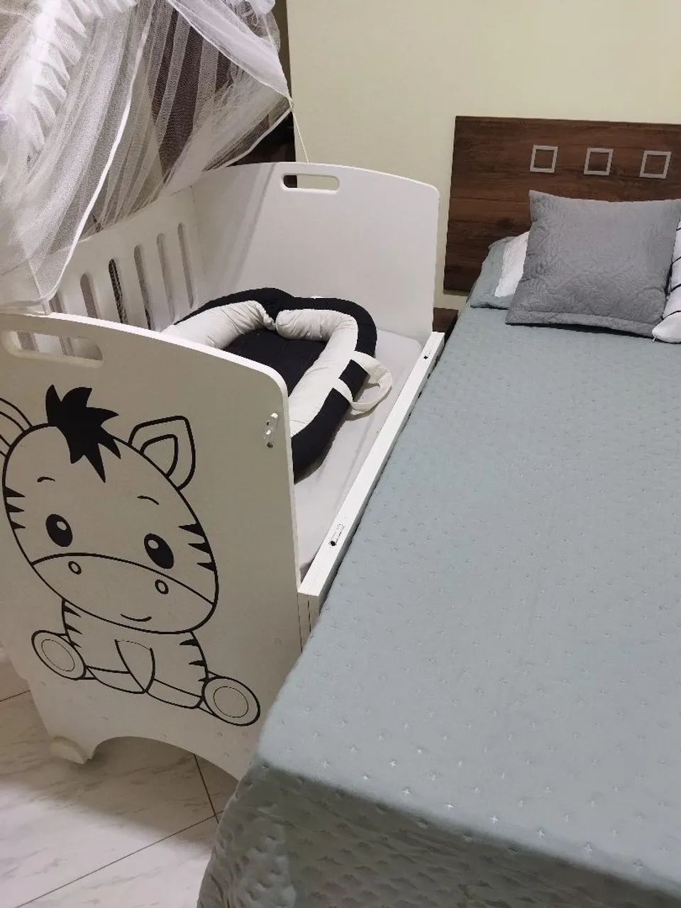 Mini berço 90x60cm personalizado  - Foto 2